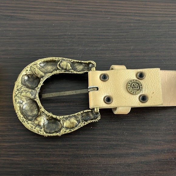 NEW Leatherock Statement leather and Rhinestone Belt - Picture 4 of 6